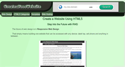Desktop Screenshot of createafreewebsite.net